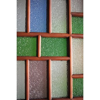 ステンドグラス調 細分多色ガラスドア　GD1300 