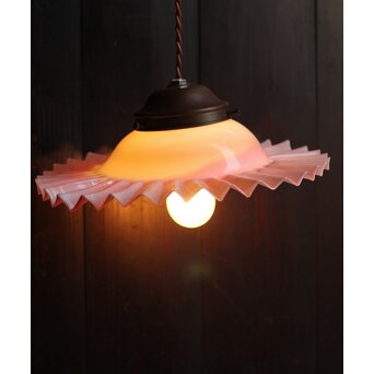 大型 金赤ひらひら電笠　A1995 