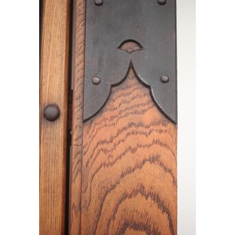 肉厚鉄金具 総欅格子蔵戸　W995Y 