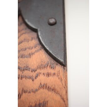 肉厚鉄金具 総欅格子蔵戸　W995Y 