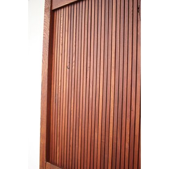 肉厚鉄金具 総欅格子蔵戸　W995Y 