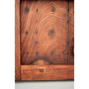 肉厚鉄金具 総欅格子蔵戸　W995Y 