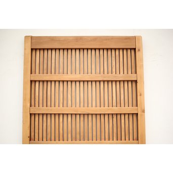 巾着金具の朱格子蔵戸　W996Y 