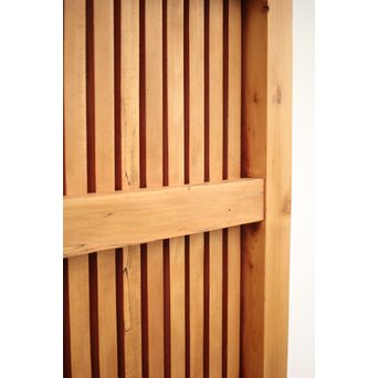 巾着金具の朱格子蔵戸　W996Y 