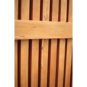 巾着金具の朱格子蔵戸　W996Y 