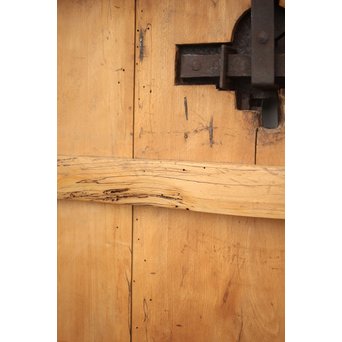 巾着金具の朱格子蔵戸　W996Y 