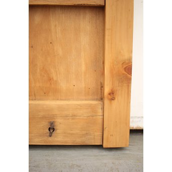 巾着金具の朱格子蔵戸　W996Y 