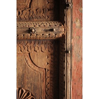 インド 門扉一対　W998 