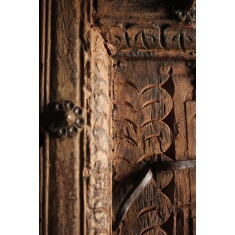 インド 門扉一対　W998 