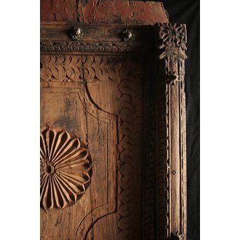 インド 門扉一対　W998 