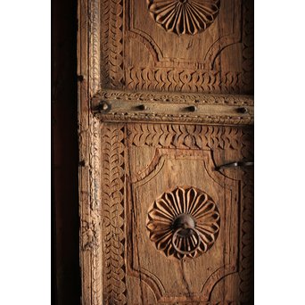 インド 門扉一対　W998 