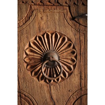 インド 門扉一対　W998 