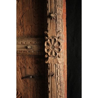 インド 門扉一対　W998 