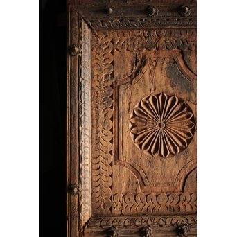 インド 門扉一対　W998 