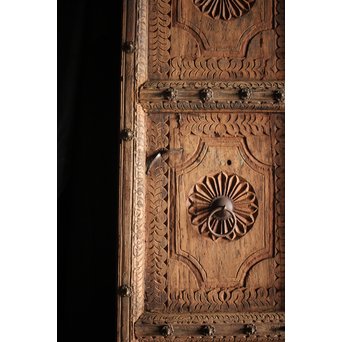 インド 門扉一対　W998 