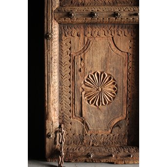 インド 門扉一対　W998 