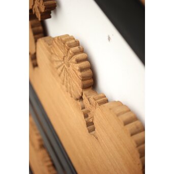 黒枠 菊彫欄間 2枚1組　R0010 