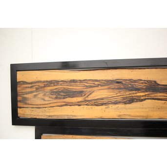 黒柿一枚板の欄間 2枚1組　R0011Y 