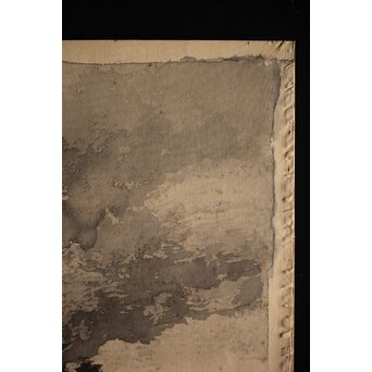 松林桂月 竹林図 絹本水墨まくり　Z221 