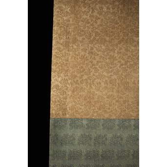 倣 小堀遠州 和歌 富士の白雪 紙本水墨掛軸　Z222 