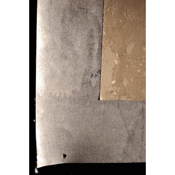 細井広沢/廣澤 七言律詩 紙本水墨まくり　Z223 