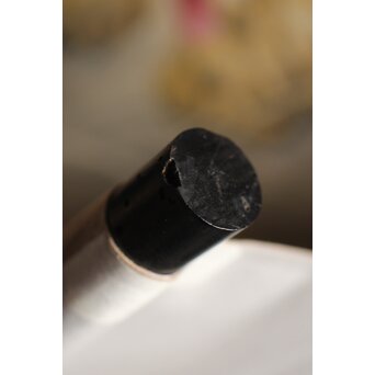 奥村藻山 百合図 絹本彩色掛軸　Z224 