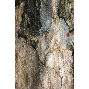 JEAN JANSEM ジャン ジャンセン L'épouvantail/案山子  サイン入タペストリー/絨毯　U221 