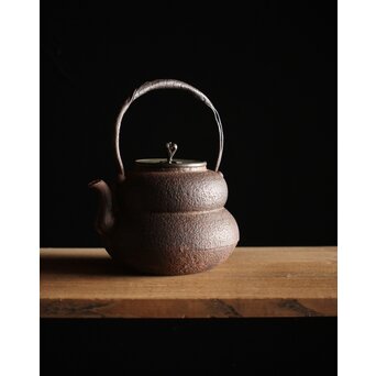 龍文堂 瓢型鉄瓶　M219 