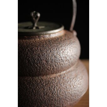 龍文堂 瓢型鉄瓶　M219 