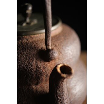 龍文堂 瓢型鉄瓶　M219 