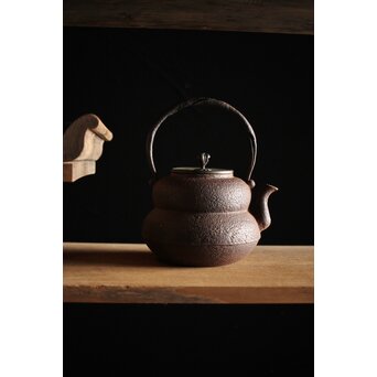 龍文堂 瓢型鉄瓶　M219 