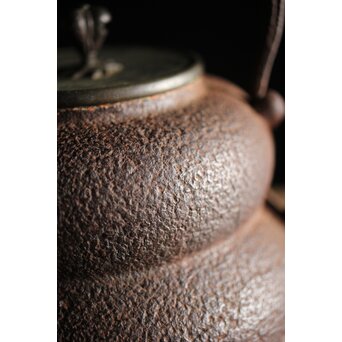 龍文堂 瓢型鉄瓶　M219 