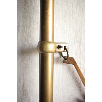 真鍮 宝船の自在鉤　M220 