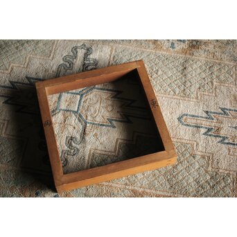 駒沢利斎 千家十職 炉縁　X245 