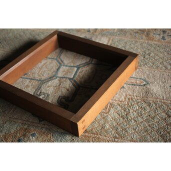 駒沢利斎 千家十職 炉縁　X245 