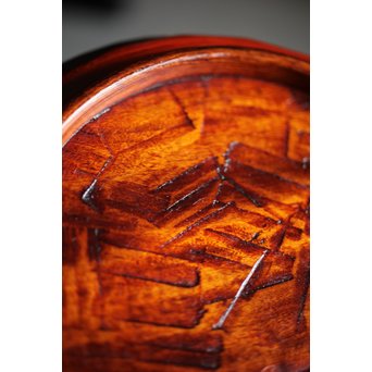 讃岐彫 宗家後藤造 丸型菓子盆 5客　X246 