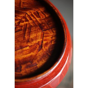 讃岐彫 宗家後藤造 丸型菓子盆 5客　X246 