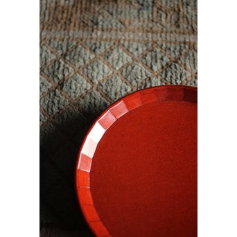 讃岐彫 宗家後藤造 丸型菓子盆 5客　X246 