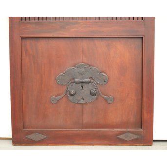 朱格子蔵戸　W999Y 