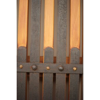 在銘 細身金具尽格子蔵戸　W001Y 