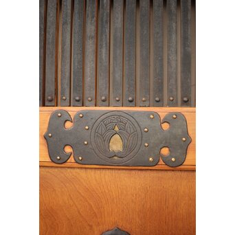 在銘 細身金具尽格子蔵戸　W001Y 