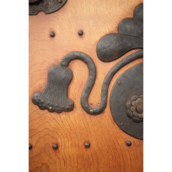 在銘 細身金具尽格子蔵戸　W001Y 