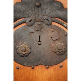 在銘 細身金具尽格子蔵戸　W001Y 