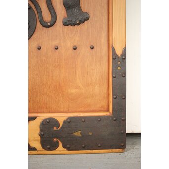 在銘 細身金具尽格子蔵戸　W001Y 