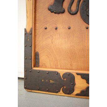 在銘 細身金具尽格子蔵戸　W001Y 