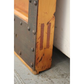 在銘 細身金具尽格子蔵戸　W001Y 