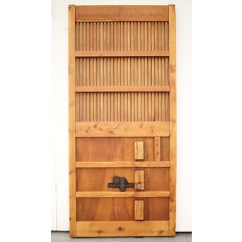 在銘 細身金具尽格子蔵戸　W001Y 