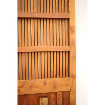 在銘 細身金具尽格子蔵戸　W001Y 