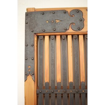 在銘 細身金具尽格子蔵戸　W001Y 