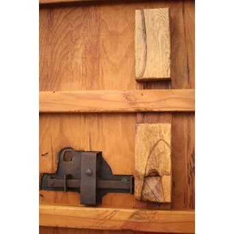 在銘 細身金具尽格子蔵戸　W001Y 